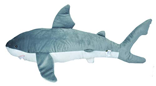 Wild Republic 18700 Jumbo Plüsch Hai Haifisch, großes Kuscheltier, Plüschtier, Cuddlekins, 76 cm – Bild 4