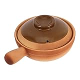 Multifunzionale: adatta a varie tecniche di cottura come bollire, sobbollire e cuocere al forno, questa pentola è un accessorio versatile e indispensabile in cucina, pentola asiatica, pentola in terracotta multifunzionale