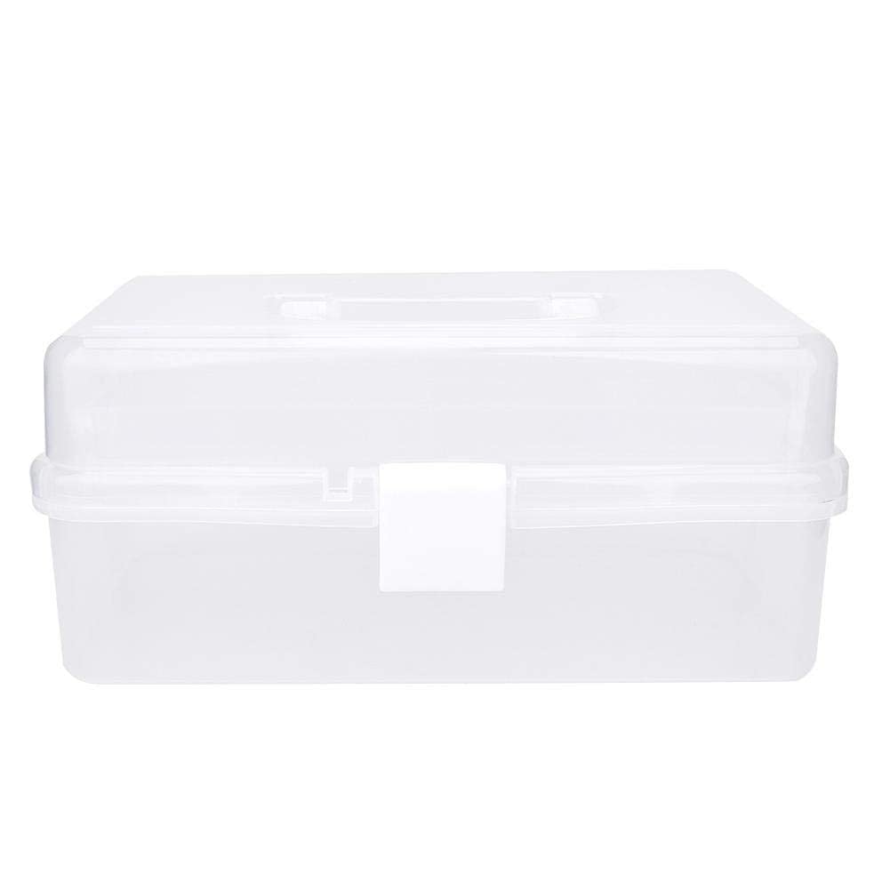 High Capacity Nail Polish Container, for Storage Nail Art Storage Box, Stable and Durable Salon Shop Beauty Salon for Home Manicure Store White