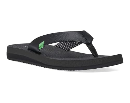 Sanuk Yoga Mat - Cushioned Sandals - Women's Ebony - 7