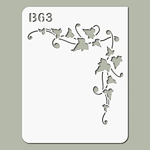 Pochoir fleurs et fruits - feuille polyéthylène de 140x180 mm Cover