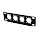 GeeekPi 7 Zoll Rack Montageplatte 1U 4 Lochungen D-Typ patchpanel Für DeskPi RackMate TT Netzwerkschränke/Server-Rack