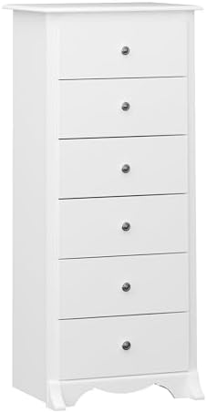 Prepac Sonoma 6 Drawer Dresser for Bedroom, Tall Chest of Drawers...