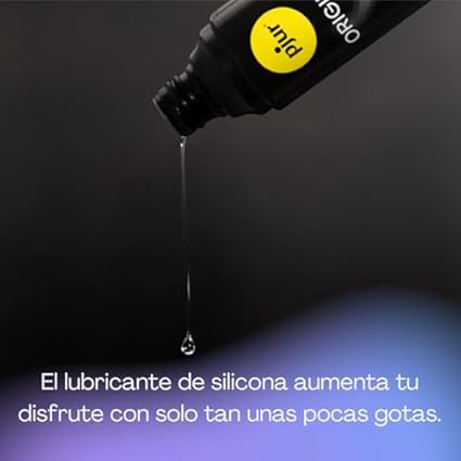 pjur ORIGINAL - Lubricante de silicona Premium - lubricación duradera sin pegarse - cunde mucho y es adecuado para preservativos (30ml)