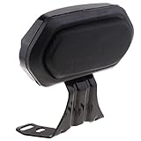 Kesoto Durable Motorcycle Sissy Bar Rear Passenger Back Rest Backrest Pad Cushion Universal Suitable for Motorcycle