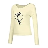 →Frauen Hoodie / Damen Tops / Bluse / Langarm-Shirt / Sweathshirt Frauen / lange Shirt/ Casual Pullover/ Persönlichkeit Tops / Frauen Party, Festival, Geburtstag, oberteile/ Casual Tops / lose Tops / Baumwolle / Langarm / Kurzarm / Eleganz / sexy / Drucken / Herbst / Winter / Mode