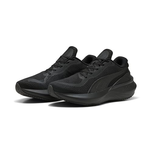 PUMA Erwachsene Scend Pro 2 Laufschuhe 38.5, Black Flat Dark Gray