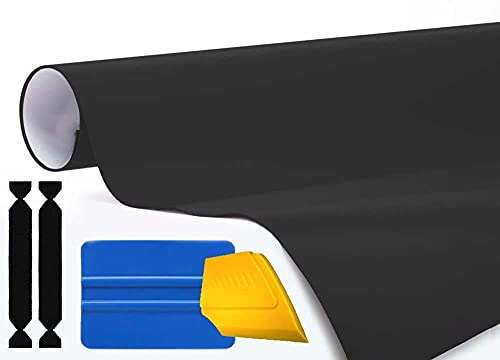 Image of 3M Automotive Vinyl Wrap Roll (Matte Black, 2ft x 5ft + Toolset)