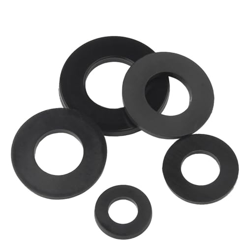 Rondelle plate M3 en nylon blanc de haute qualité pour isolation et étanchéité de vis