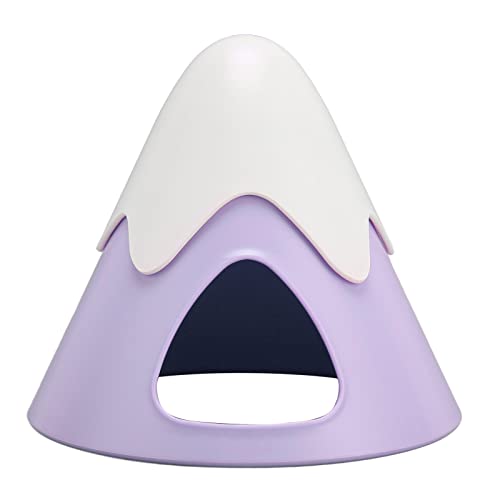 NDNCZDHC Maison De Hamster En Forme De Montagne Enneigée Aménagement Paysager Cachette De Cochon D'Inde Pour Hamster Cochon D'Inde Chinchilla Petits Animaux(VIOLET)