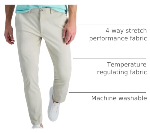 Image of Haggar Sport Men's Travel Performance Pant, Straight Fit