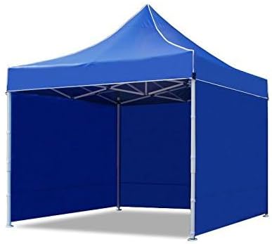 Invezo 10 x 10 feet Gazebo Canopy Tent for Outdoor - 2 mins Installation/Waterproof Tent (Blue, Extra Premium (34 KGS))