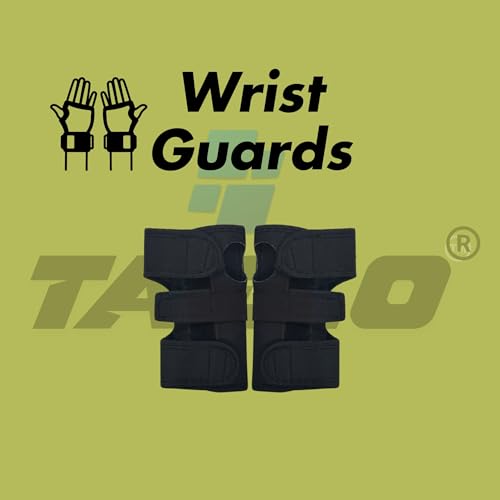 Image of Taezo 7-Pc Kids Skating Safety Kit - Helmet, Knee, Elbow & Wrist Guards for Cycling & Scootering - Adjustable Multi-Sport Protection Gear for Boys & Girls (55cm, Medium)