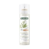 Klorane Tinted Dry Shampoo with Oat & Ceramide LIKE – Invisible Finish on Brown/Dark Hair – Cleans Without Water, Repairs & Protects All Hair Types, Adds Volume & Bounce-250ML