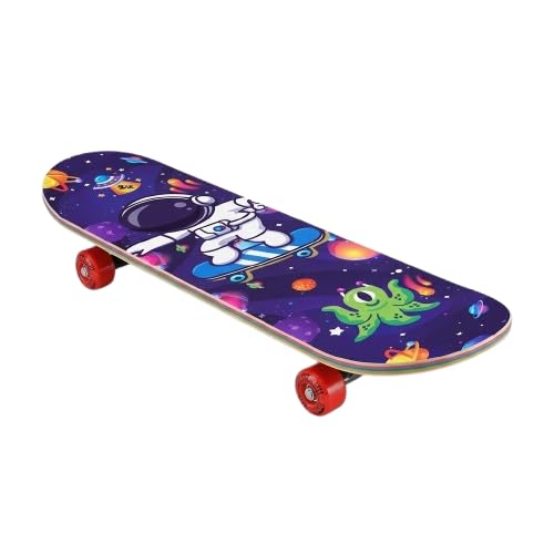 24-Inch Complete Skateboard for Kids & Teens – Fully Assembled Mini Cruiser Skate Board with Colorful Graphic Design, Heavy-Duty Deck, Smooth Wheels, ABEC Bearings-image-28