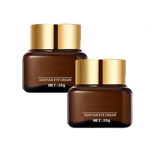 Crema para Ojos Antiarrugas de Genciana: Tratamiento Reafirmante, Hidratación Suave y Reduce Ojeras y Líneas de Expresión