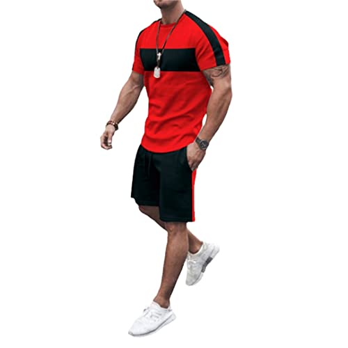 Ensemble t-shirt 3D homme et short de sport d'été taille XS modèle ts2866