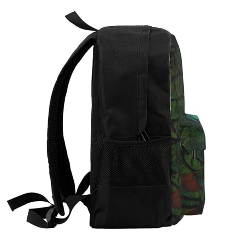 Sac à dos ordinateur d'école paon avec 15 compartiments - 5