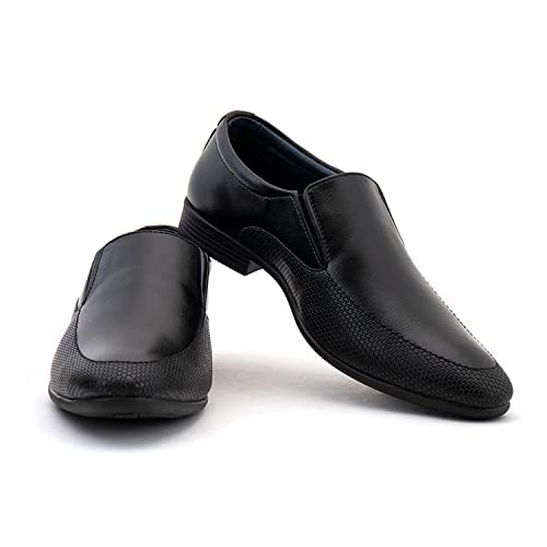 Image of Khadim's Men Black Slip-On Formal Shoe