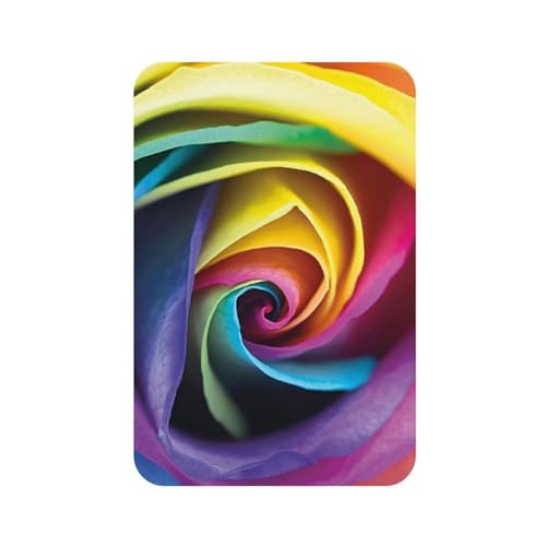 GSGCSBYMLG Kühlschrankmagnet Regenbogen-Rosen Motiv