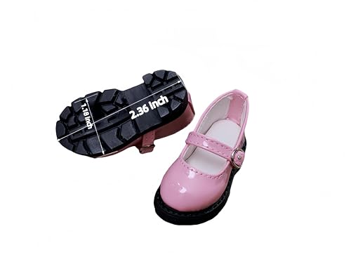 Chaussures poupée BJD 1/4 blanches accessoire mode miniature - 2