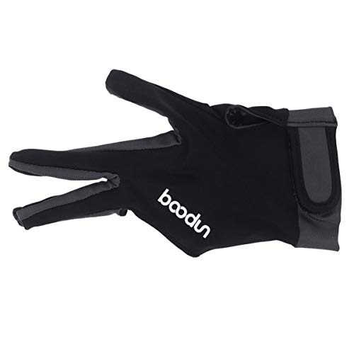 Yardwe 3-Finger Billiards Glove Snooker Glove Pool Table Men's Right Hand Size l