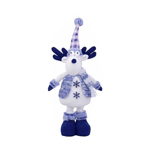 Figurine de Père Noël extensible en peluche réglable pour la déco de table - 2