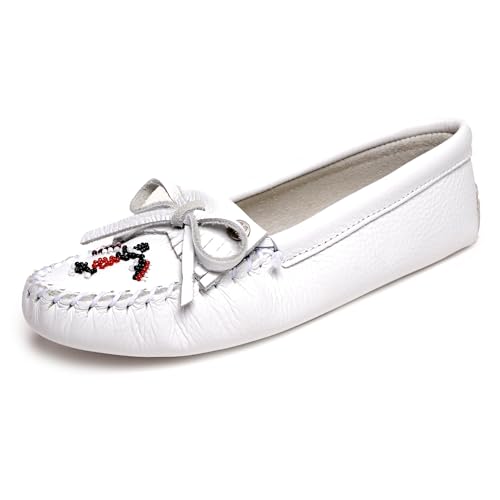 Minnetonka Women's Thunderbird Soft Leather Sole Moccasin