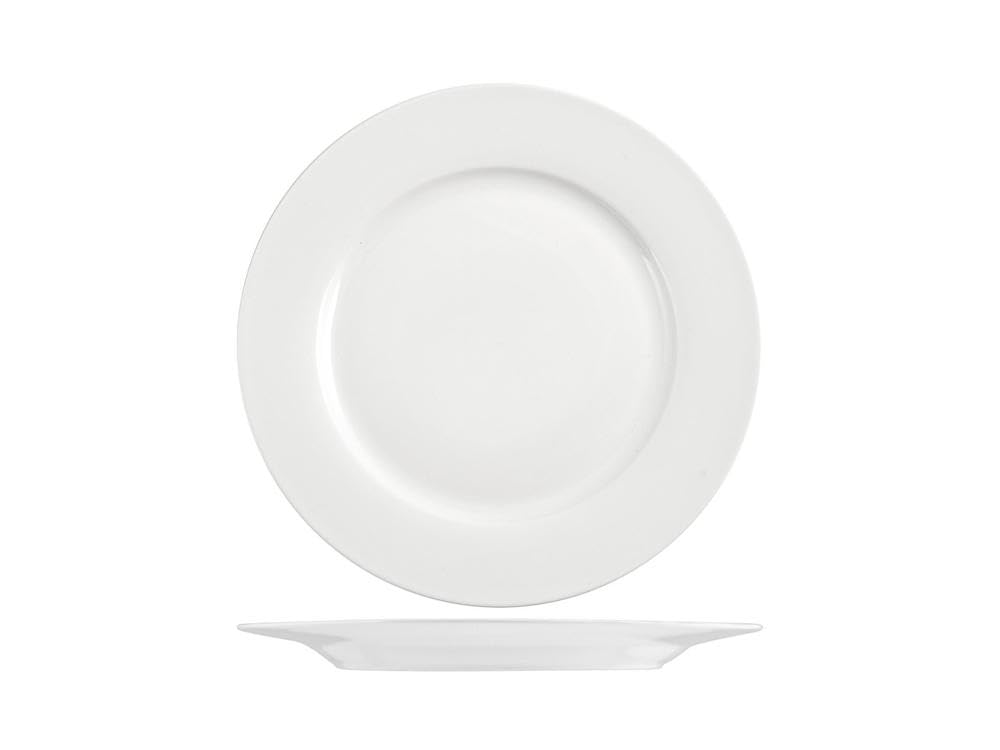 H&H 832451 Set of 12 Fruit Plates, New Bone China, 20 cm