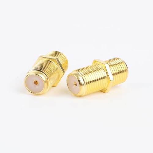 Conector coaxial F hembra a hembra 3 unidades miniatura 6