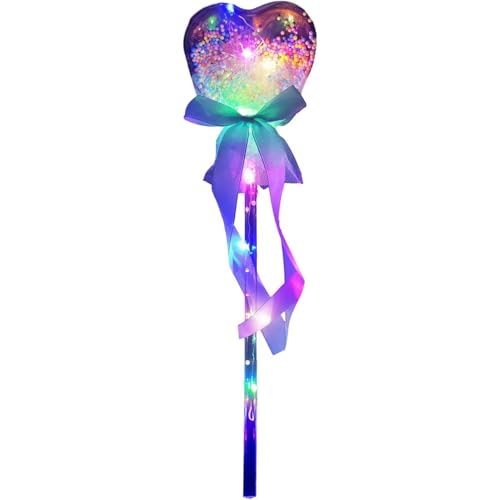 Générique D'éclairage - LED Bot Glow Toy Wand | Stick Clignotant pour Les, Star De La LED Princess Wand, Handheld Princess Wand Fairy Stick for Girl's...