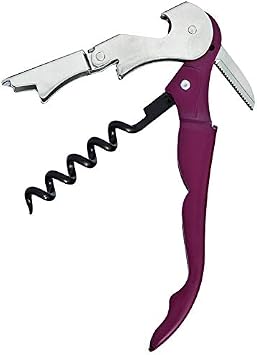 Oenophilia Duo-Lever Professional Waiters Corkscrew - Burgundy