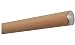 Produktbild Montagefertiger Buche Handlauf Geländer unbehandelt roh fein geschliffen Ø 42 mm mit montierten Edelstahl Endstücken ohne Halter Länge: 1200 mm / 120 cm / 1,2 m Enden: leicht gewölbte Edelstahlkappe
