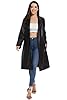 Fahsyee Women's Faux Leather Trench Coat, Motorcyc... #1