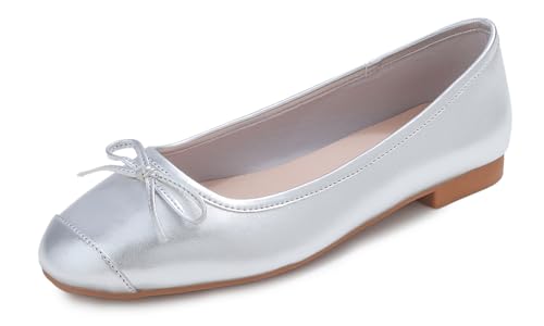 Feversole Women's Square Fashion Flat,Dames élégantes...