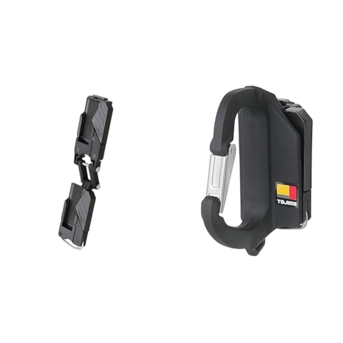 【セット買い】タジマ セフシステム セフ後付ホルダー 上下2連 腰周りの省スペース化 道具が取りやすく動きやすい可動式連結 SF-CHLDS2M 着脱楽々 ベルトに後から装着可能 腰道具の組み換えが簡単 使う道具だけを選んで装着 腰の負担軽減 工具の落下防