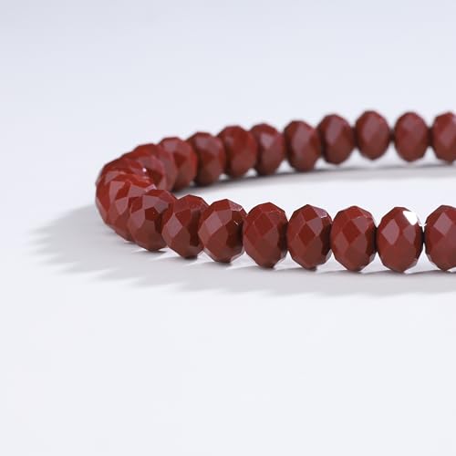 Pulsera de cuentas de cristal facetado para hombre miniatura 4