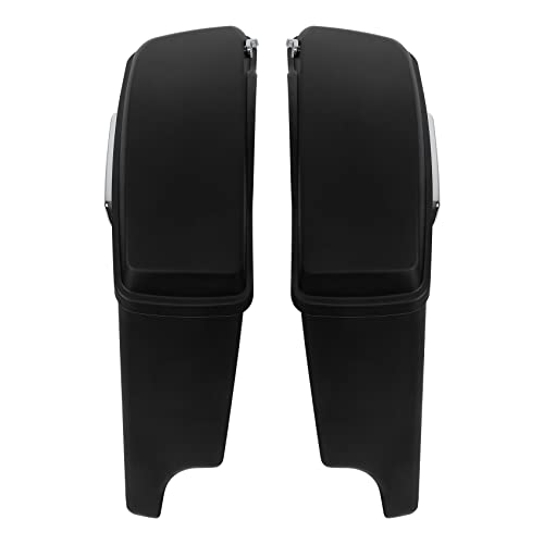 Alforjas rígidas TCMT estiradas 5" con cierre y llaves, para motocicletas Harley Davidson modelos Touring 2014-2024 (par) miniatura 5