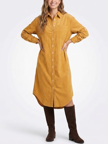 Image of Kuraki Women's Casual Print Button Front Maxi Shirt Dress