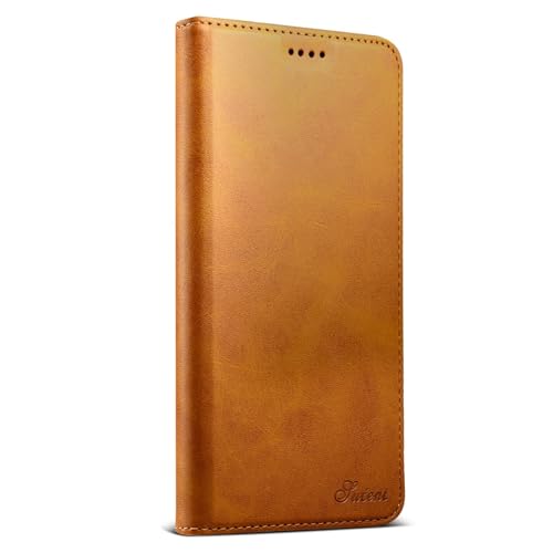 Étui portefeuille iPhone 16 Pro marron kaki chic pour le bureau