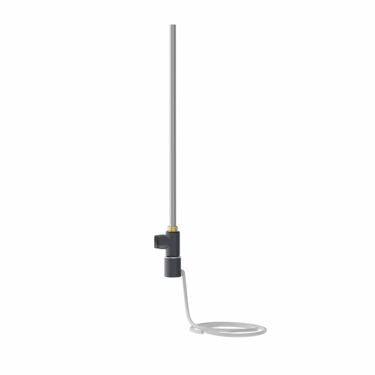 NRG 500W Dual Fuel Towel Rail Heating Element Kit, T-Piece Anthracite