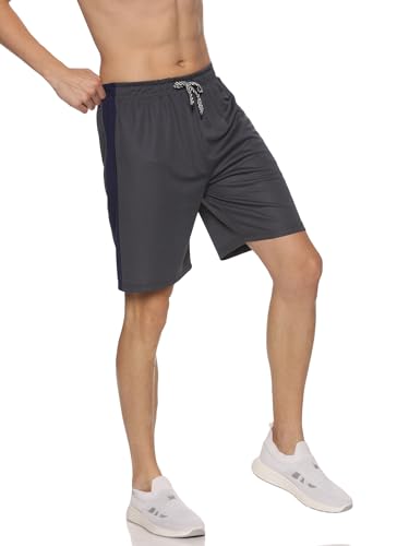 Image of Polyester Sports Shorts for Boys & Girls with Zipper Pockets