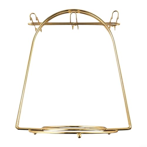 Soporte para tazas de café para 46 tazas, taza de cocina con escurridor, platillo de hierro, soporte de exhibición para decoración del hogar y restaurante
