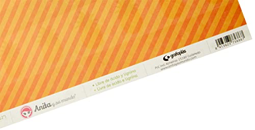 Anita and Su Mundo Collection My Paradise Scrapbooking Papers, Paper, Strips, 12" x 12", 30.5 x 30.5 cm - Image 3