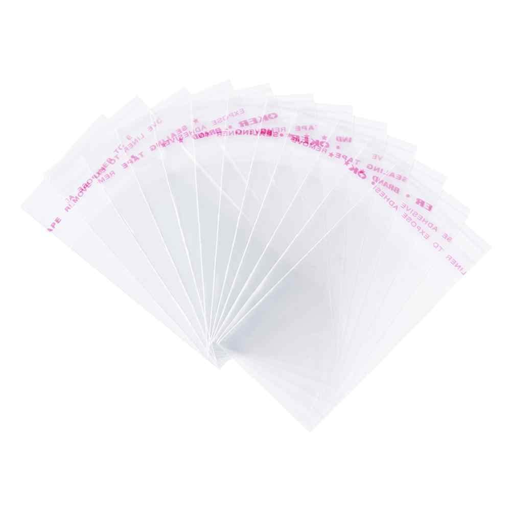 Self-Adhesive Clear Plastic Bags - Resealable Sealed Cellophane Bags for Cards, Envelopes, Clothing Storage (1000, 30 cm x 40 cm)