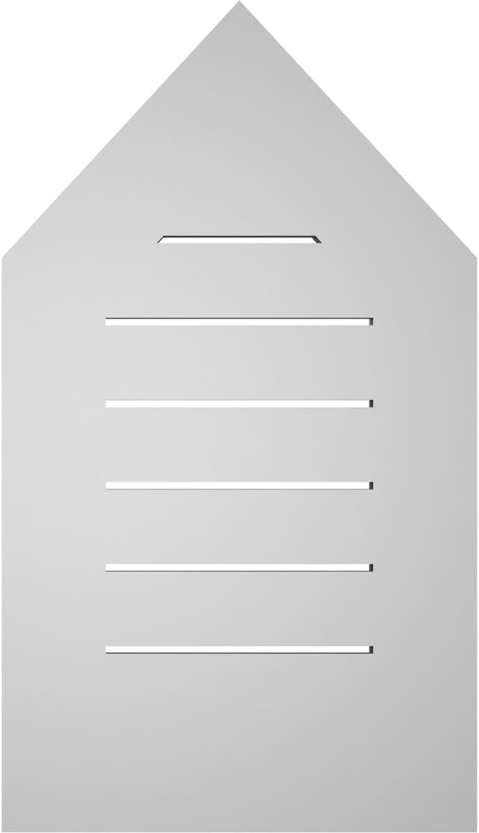 GVSPE16X2801SF-13 Peaked Top Standard Frame, Primed Tan Signature Series Surface Mount Gable Vents, 16-in. W x 28-in. H