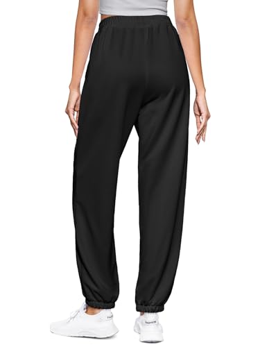 Women's High Waist Baggy Sweatpants Lounge Drawstring Workout Pants with Pockets Sweats for Women Running Joggers2