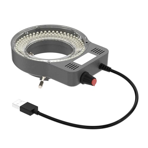 Bydezcon High Efficiency 144 LED Rings Light Source Suitable for Microscopes with Adjustable Brightness and Uniform Illumination