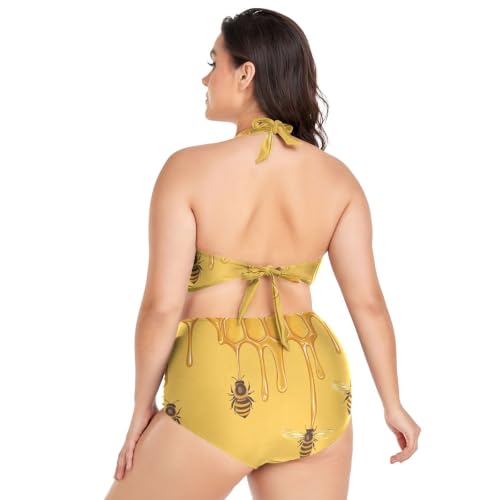 Bikini grande taille réglable contre les complexes avec son maillot de bain taille haute - 4