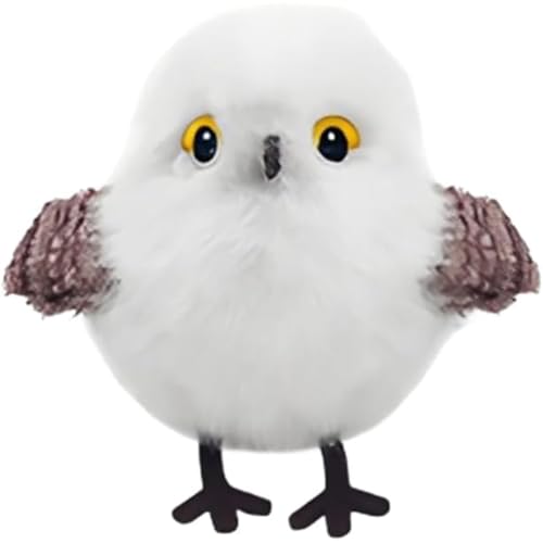 LNDLWXKインタラクティブな猫のおもちゃ?翼機能付きカッコウ、USB充電式|タッチセンサーで起動するふわふわのおもちゃ、インタラクティブな猫のおもちゃは子猫と成猫に最適です (ピョン-おっぱい)